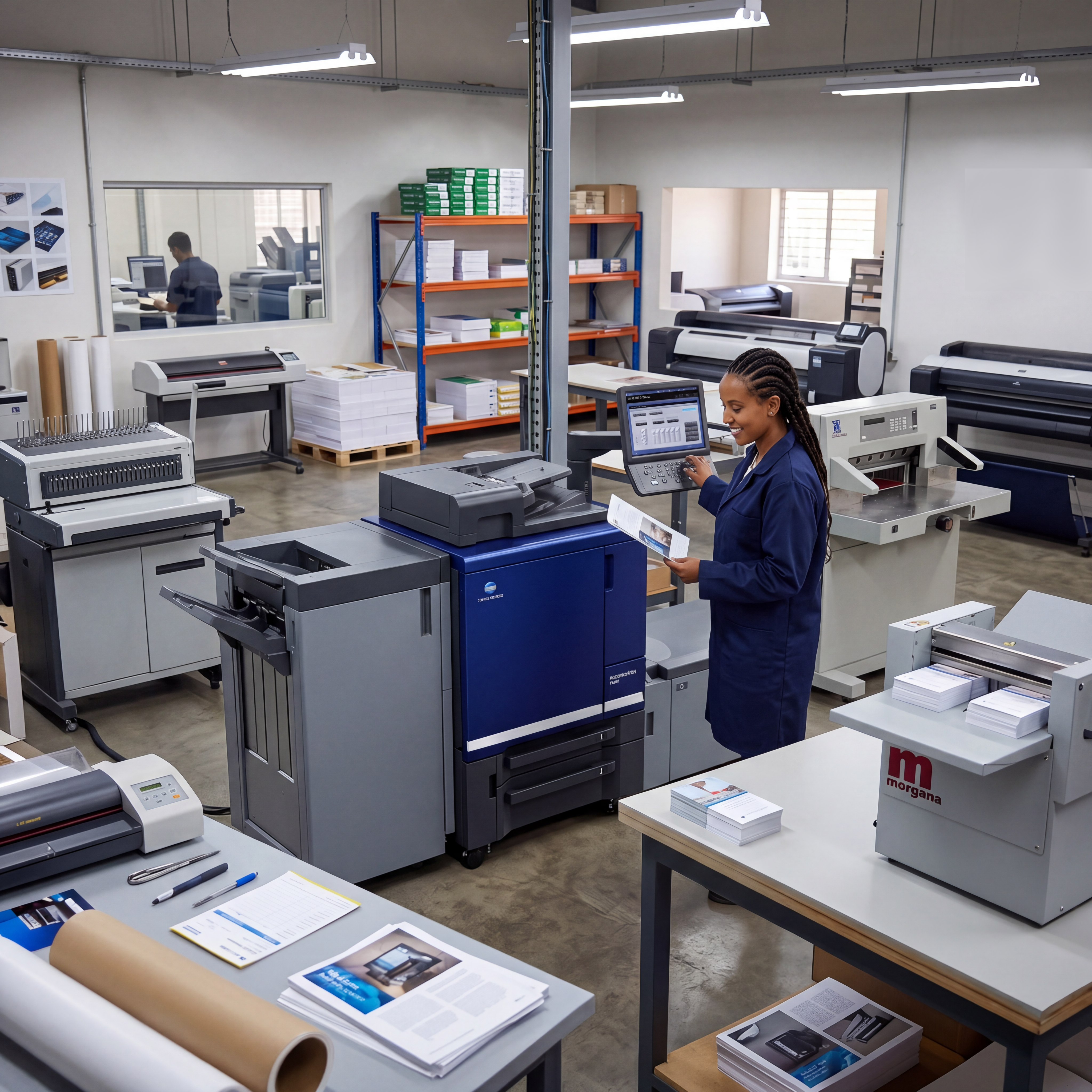 Fulas Printing & Packaging plant and team in Addis Ababa